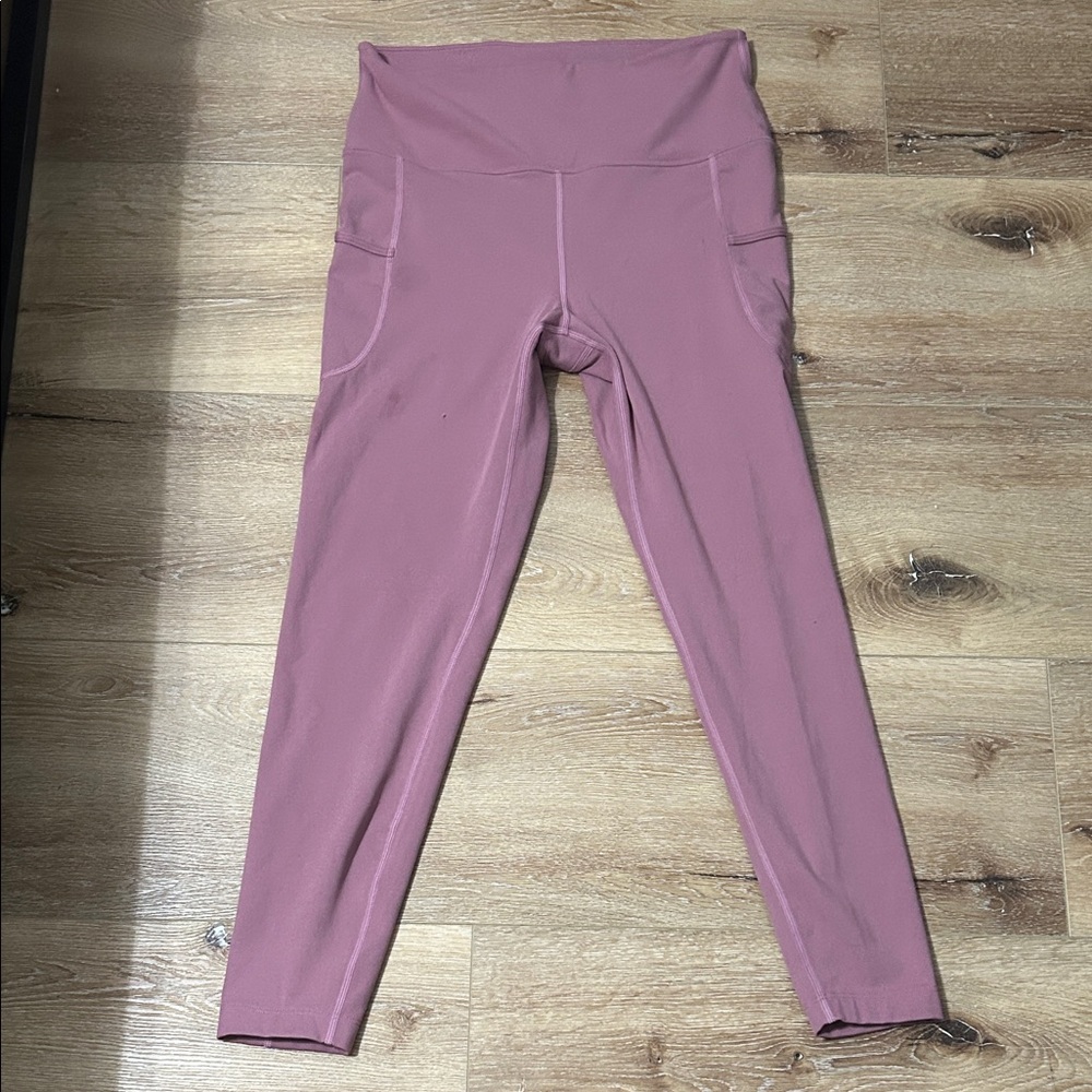 Everyday Yoga Mauve High-Waisted Leggings